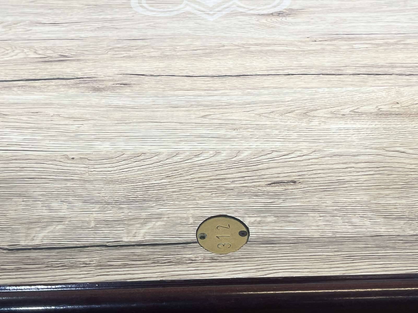 Bistro table - modern work, cast iron base