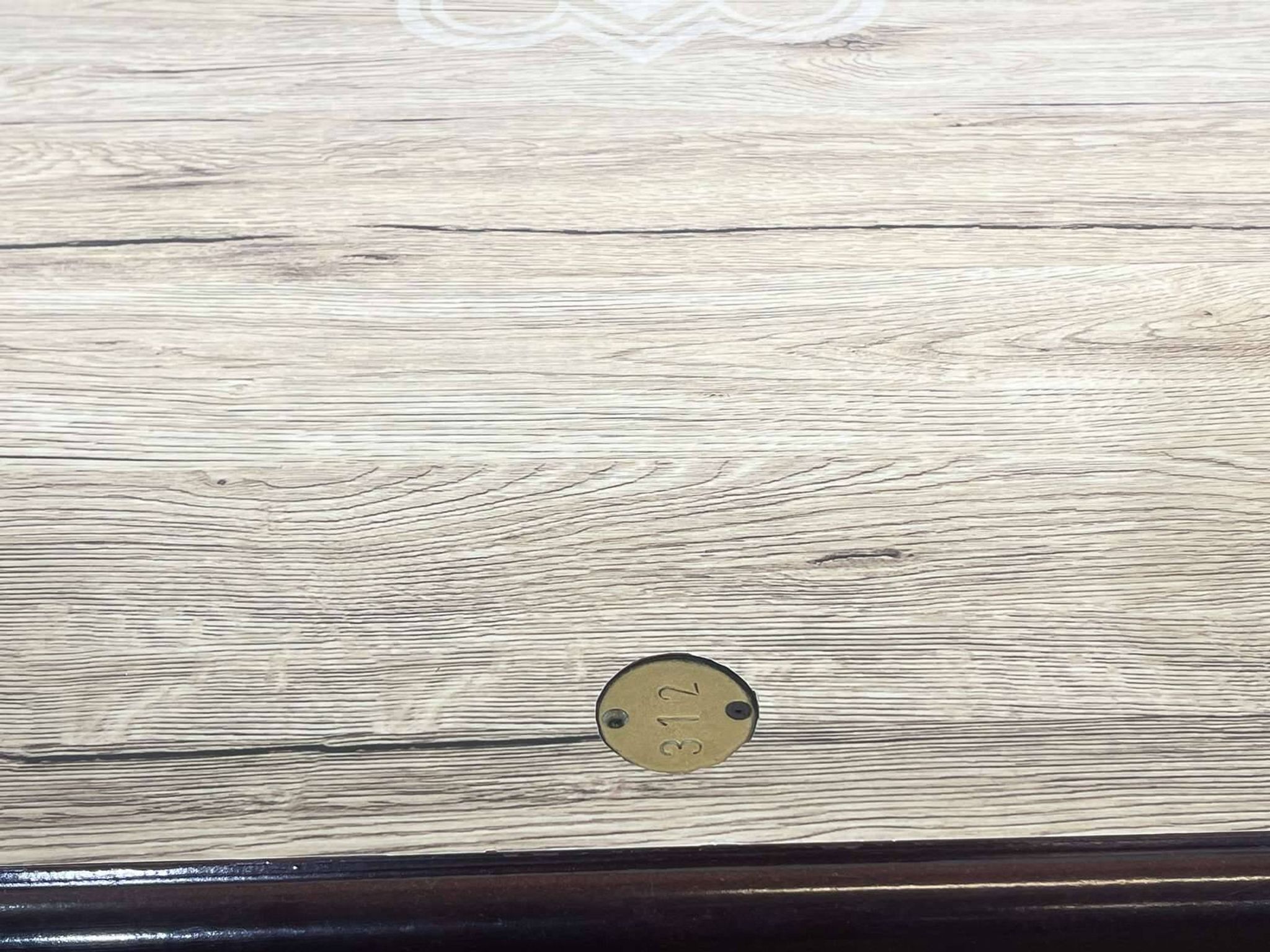 Bistro table - modern work, cast iron base