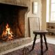 Small Spanish stool in solid oak – circa 1960