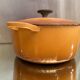 Cast iron casserole marked Le Creuset