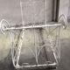 Bed former romantic wrought iron 1900