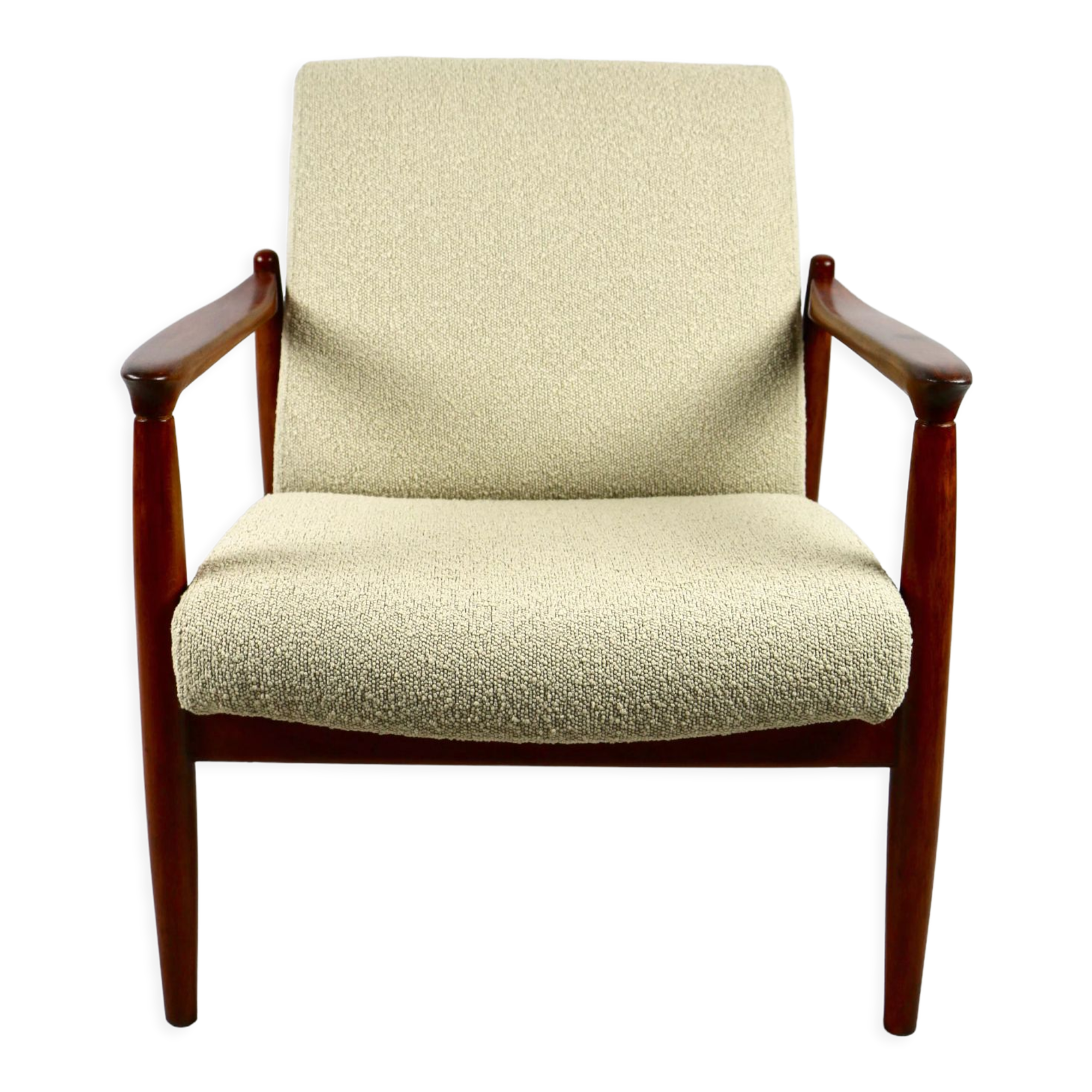 Beige Boucle GFM-64 Armchair