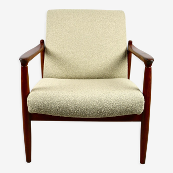 Beige Boucle GFM-64 Armchair