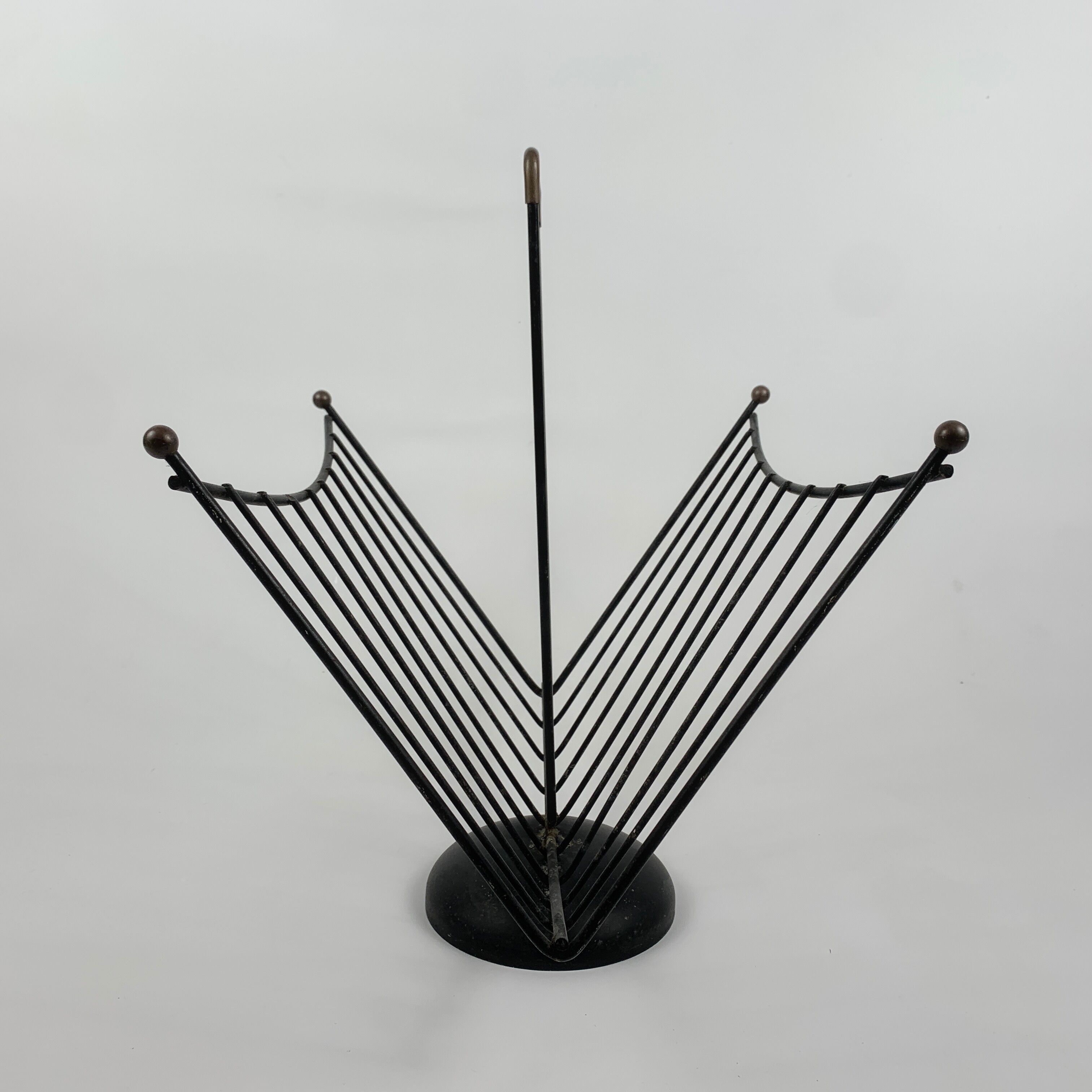 Magazine door Iron enhanced with vintage brass style 1950 1960