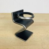 Bougeoir brutaliste fer forgé "Z"