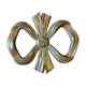 Brass knot table mat