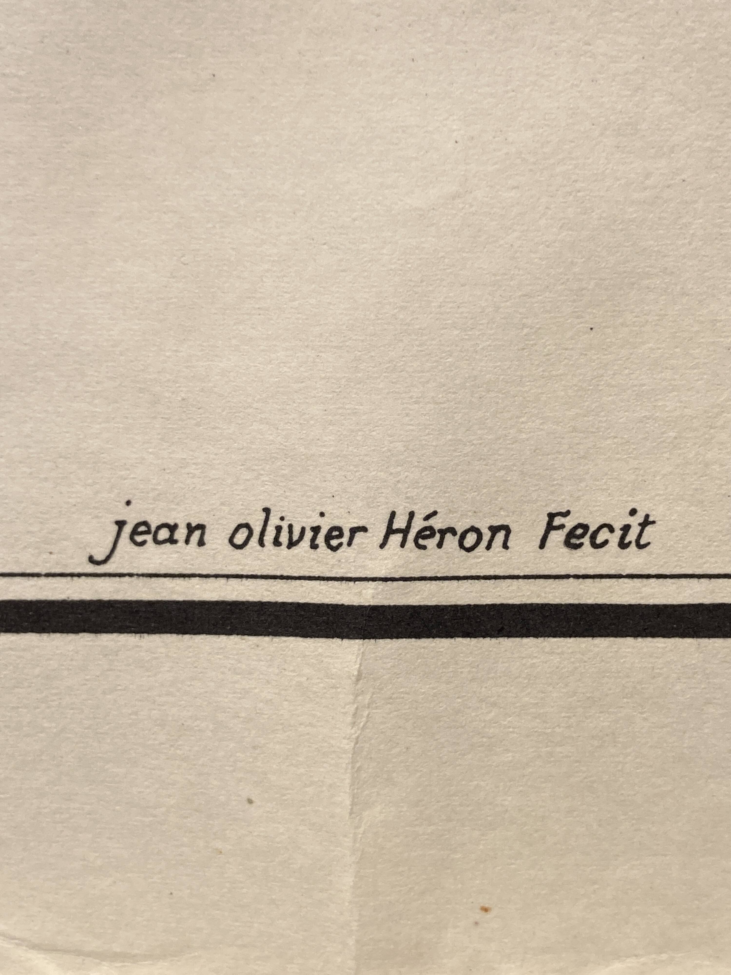 Print "How boats are born (plate 1)" by Jean Olivier Héron