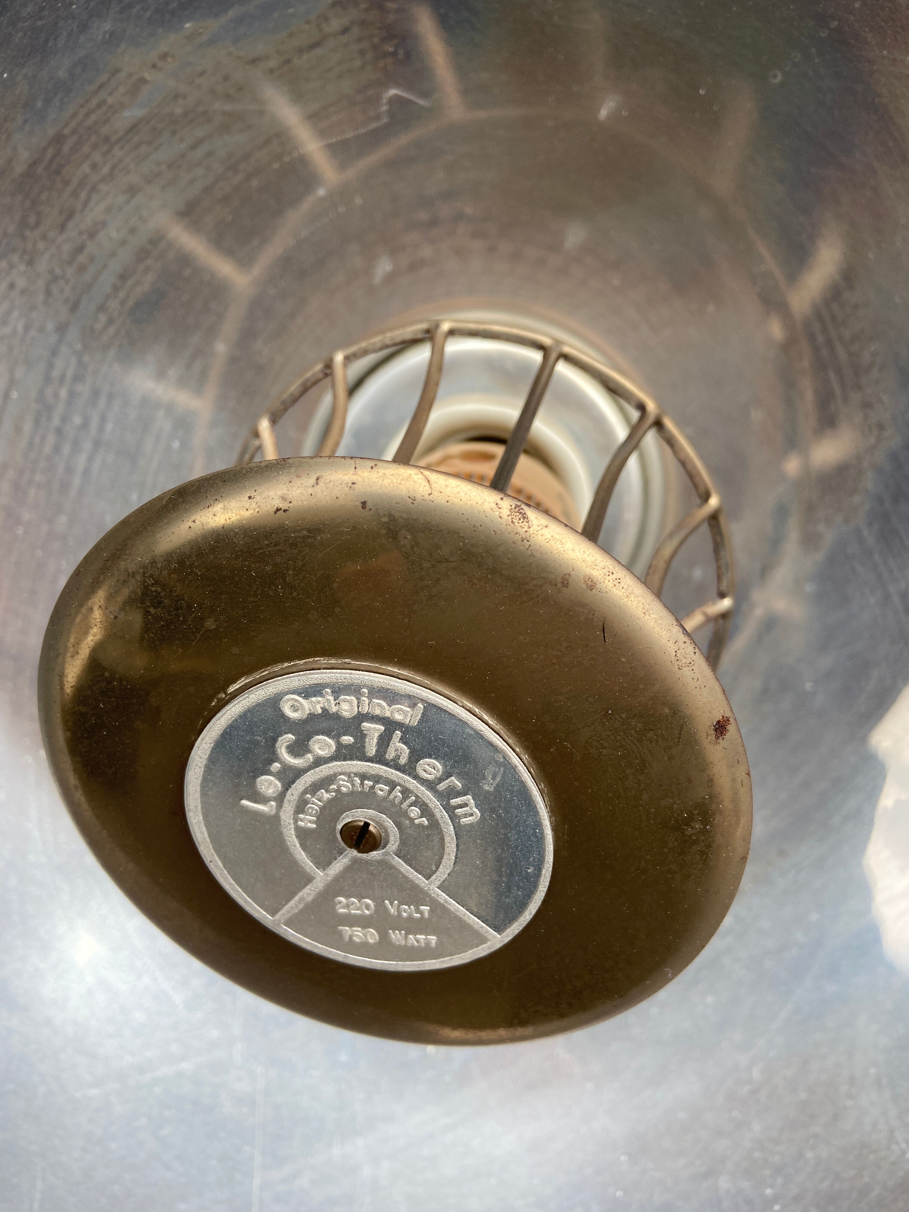 Industrial heating lamp 50s The vintage Co-Therm