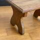 Wooden foot step