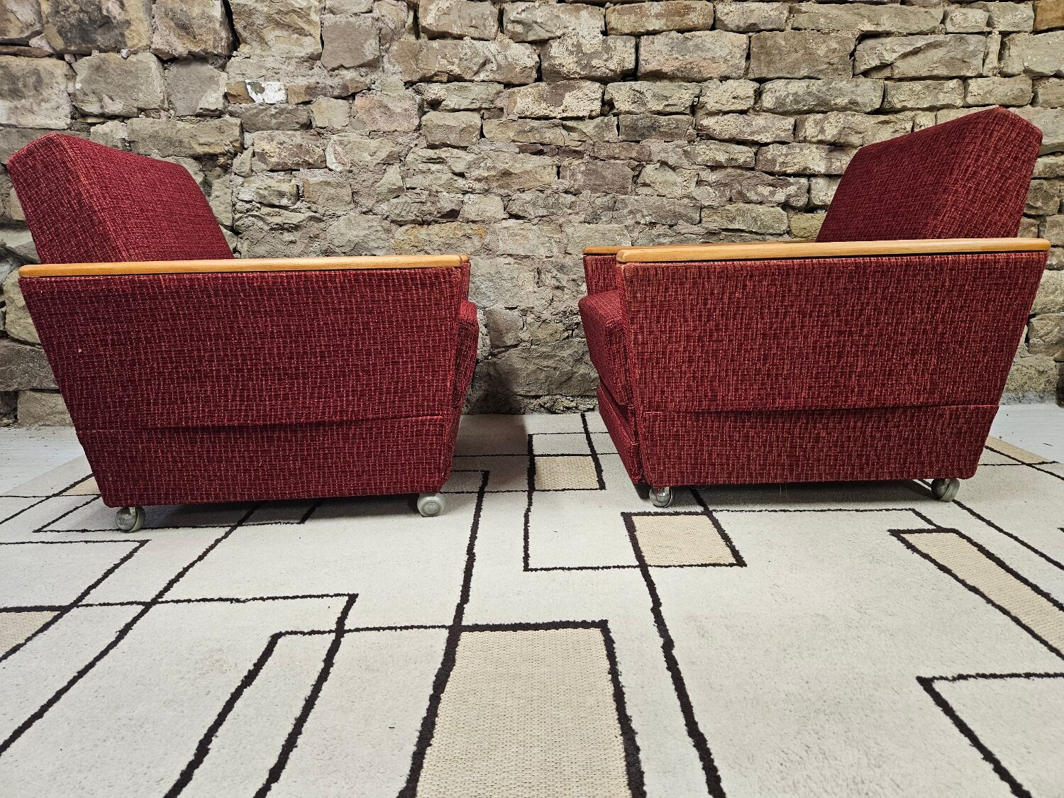 Pair of vintage armchairs 1960