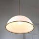 Mid-century Italian Brass and Opaline Pendant Lamp