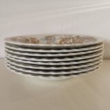 set of 8 iron earth soup plates, Johnson Bros