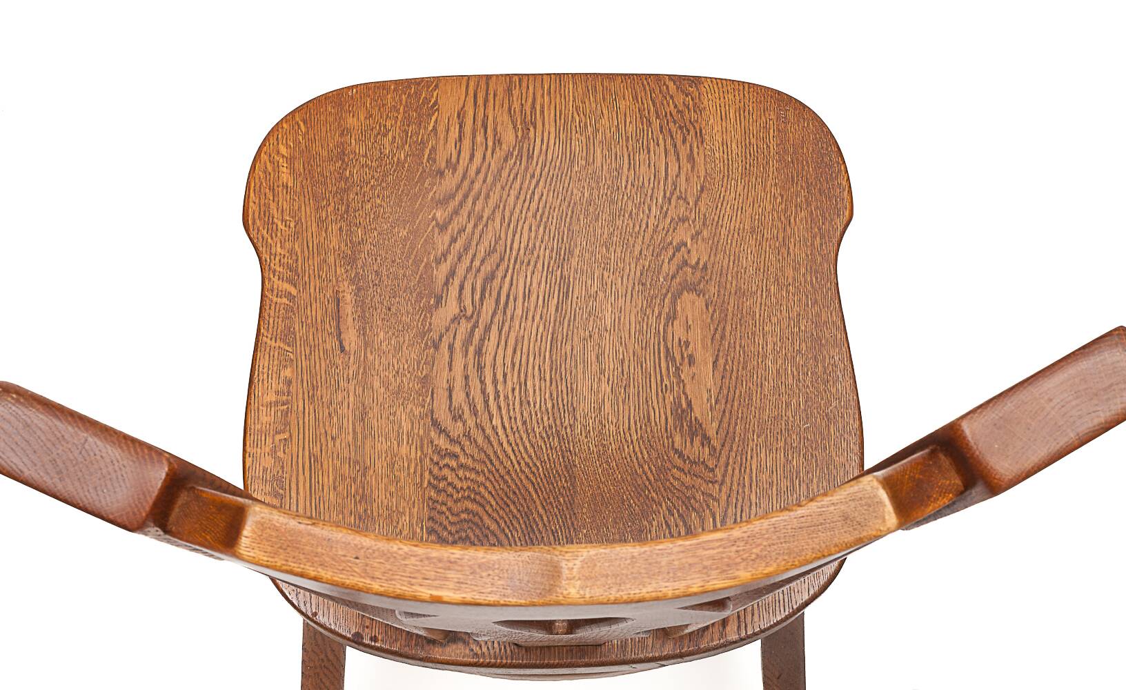Set of 6 chairs by Guillerme and Chambron