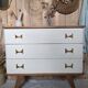 Commode vintage pieds compas renove