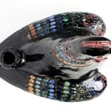 Zoomorphic ceramic vase in the style of Guidette Carbonell
