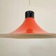 Rare Midcentury Red Pendant, Space Age, Italy, 1970s