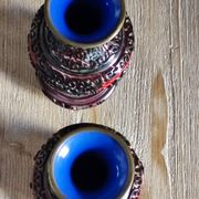 Cinnabar vases