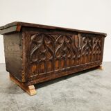 Gothic 16th century blanket chest