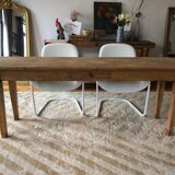 Old oak brewery table