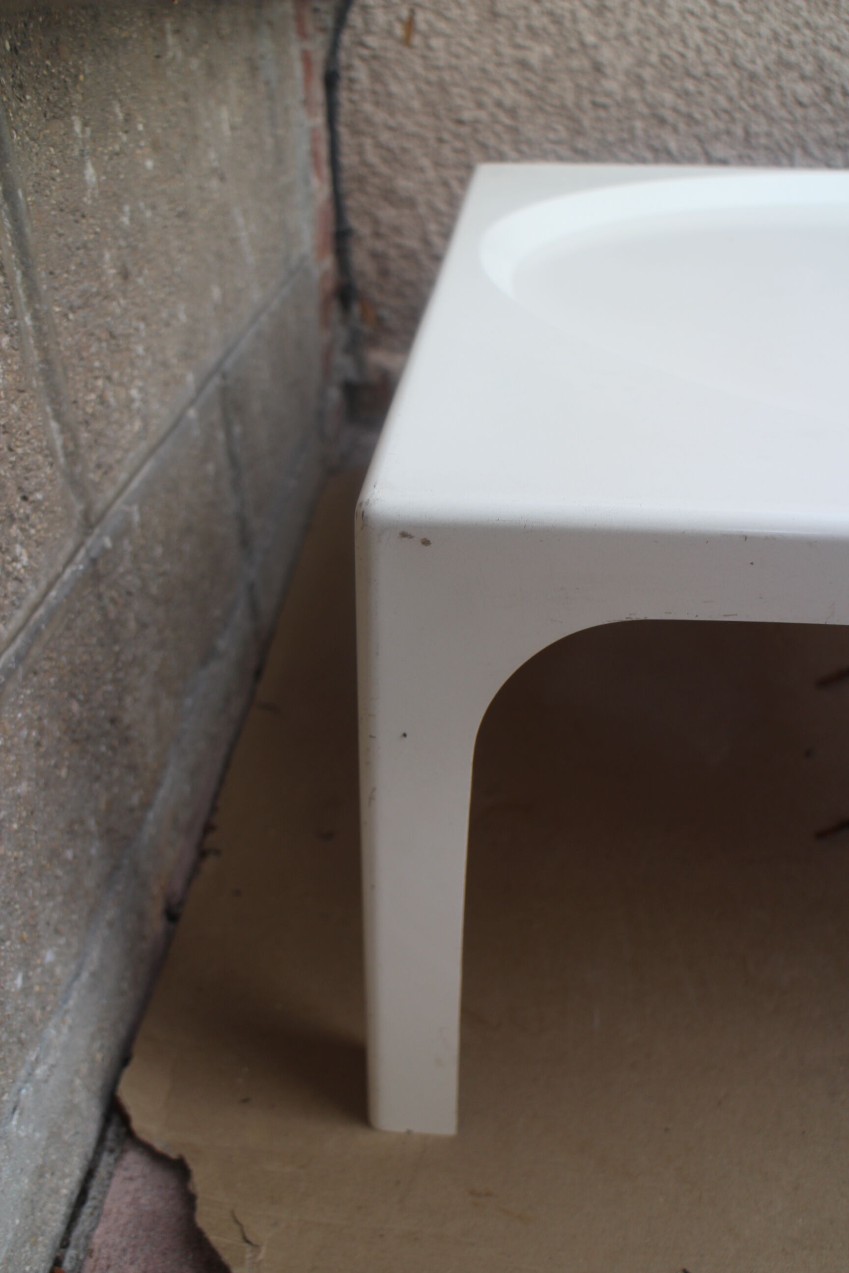 Fiberglass space age coffee table 1970