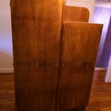 Asymmetrical wardrobe in art deco style