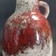 German ceramic vase by Fridgart for Karlsruher majolica from the 1960s.