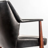 Mid century teak armchair