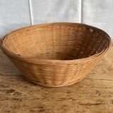 Panier en osier ancien
