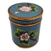 Boite à opium en émail cloisonné