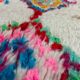 Colorful Azilal Berber Rug • Multicolored diamond patterns