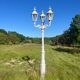 17 lampadaires en fonte