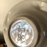 Set of 6 hollow plates in slip