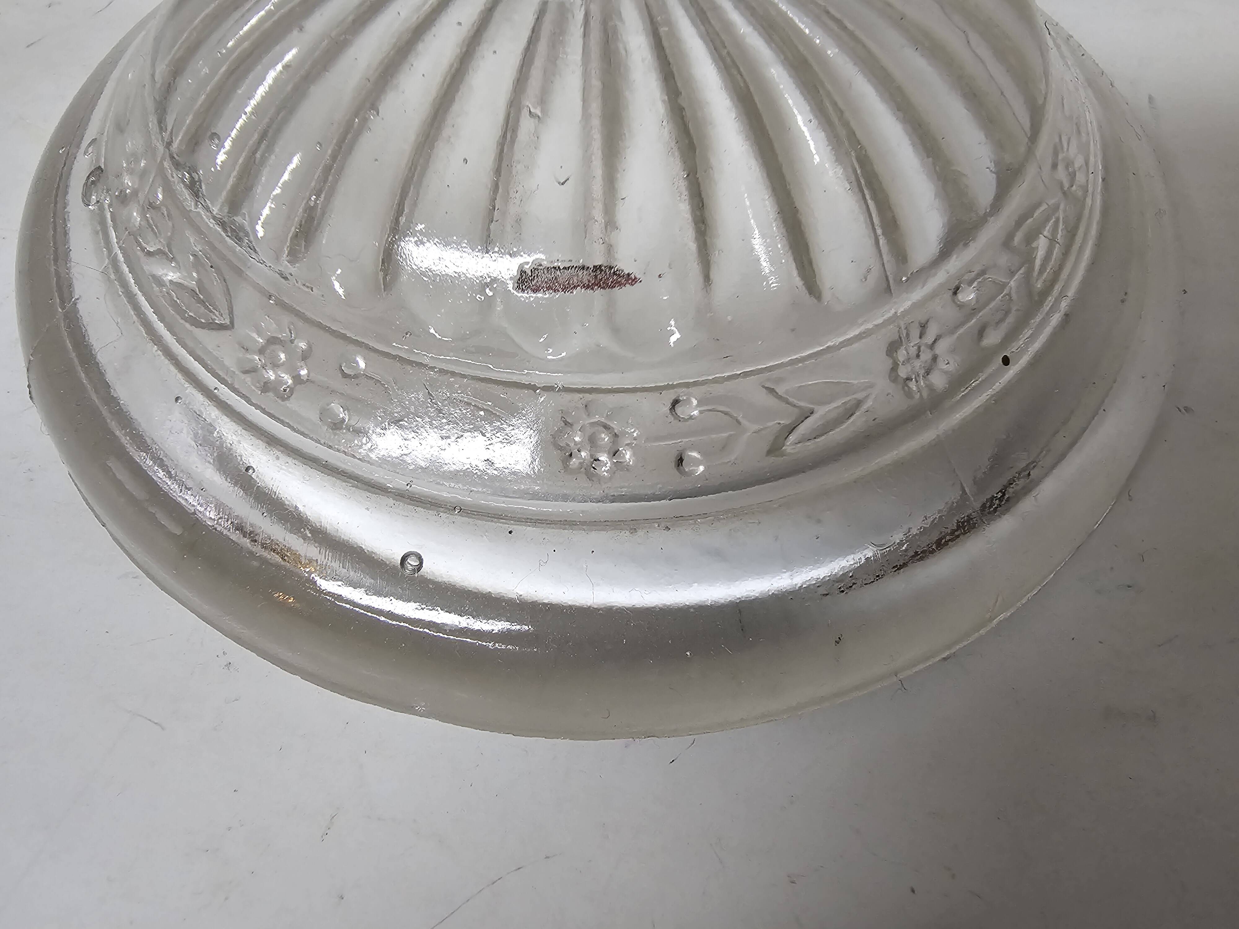 Ensemble 2 coupes compotiers en verre