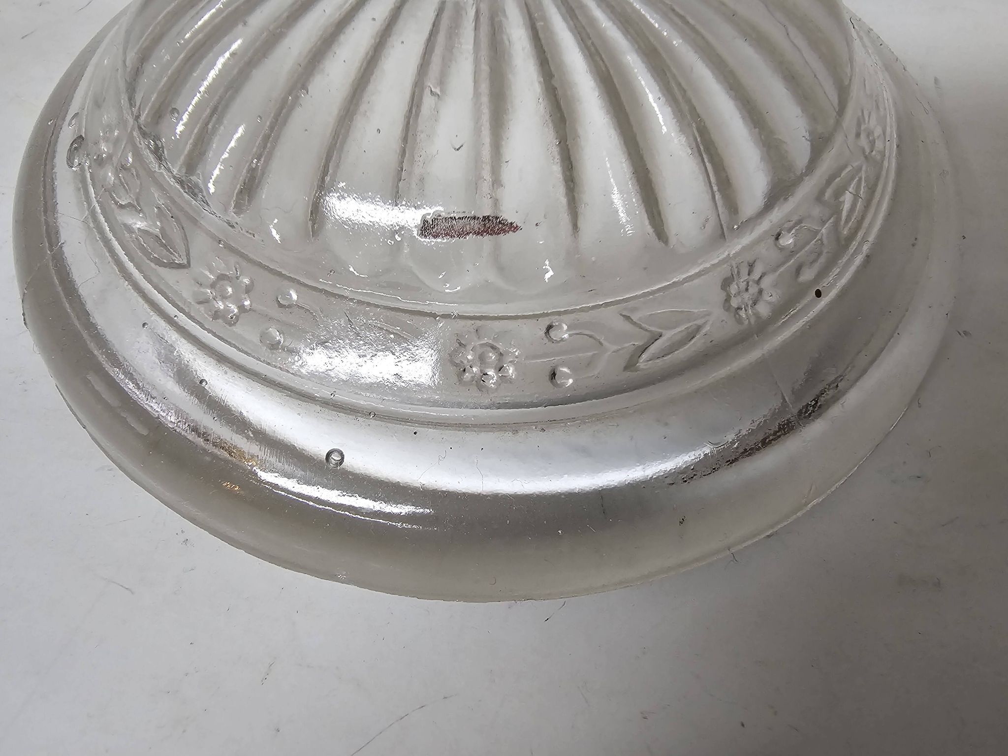 Ensemble 2 coupes compotiers en verre