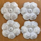 4 Limoges porcelain oyster plates