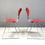 Set of 8 dining chairs by Rudi Verelst for Novalux, 1970s