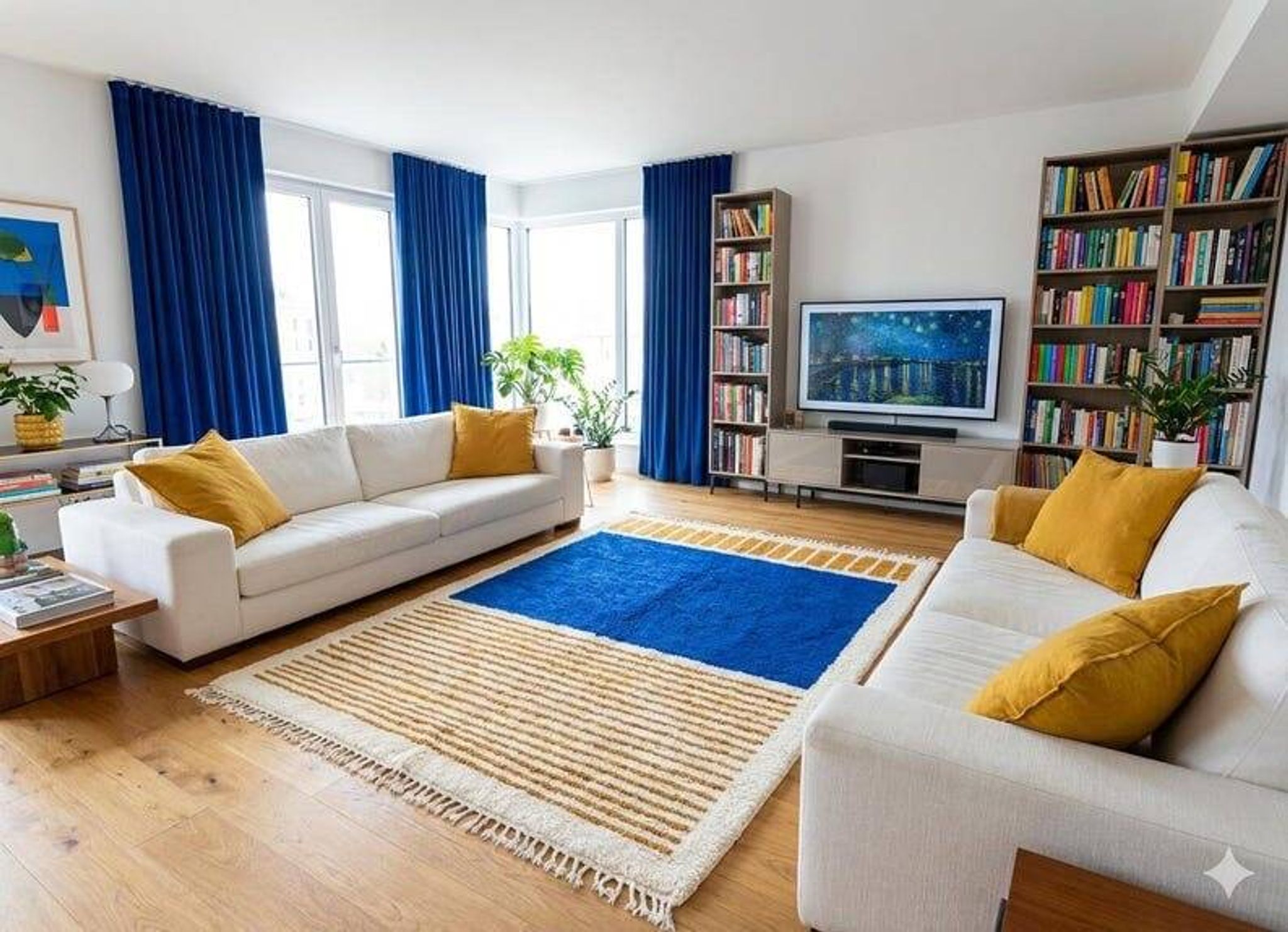 Custom handmade rug 2/3 m