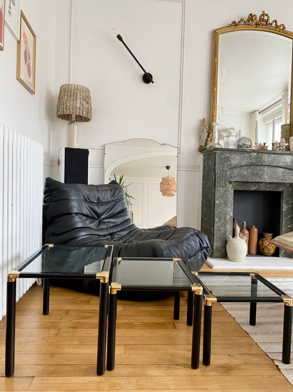 Pull-out coffee tables from the 70s