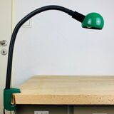 Snake lamp fixing vice 80s green