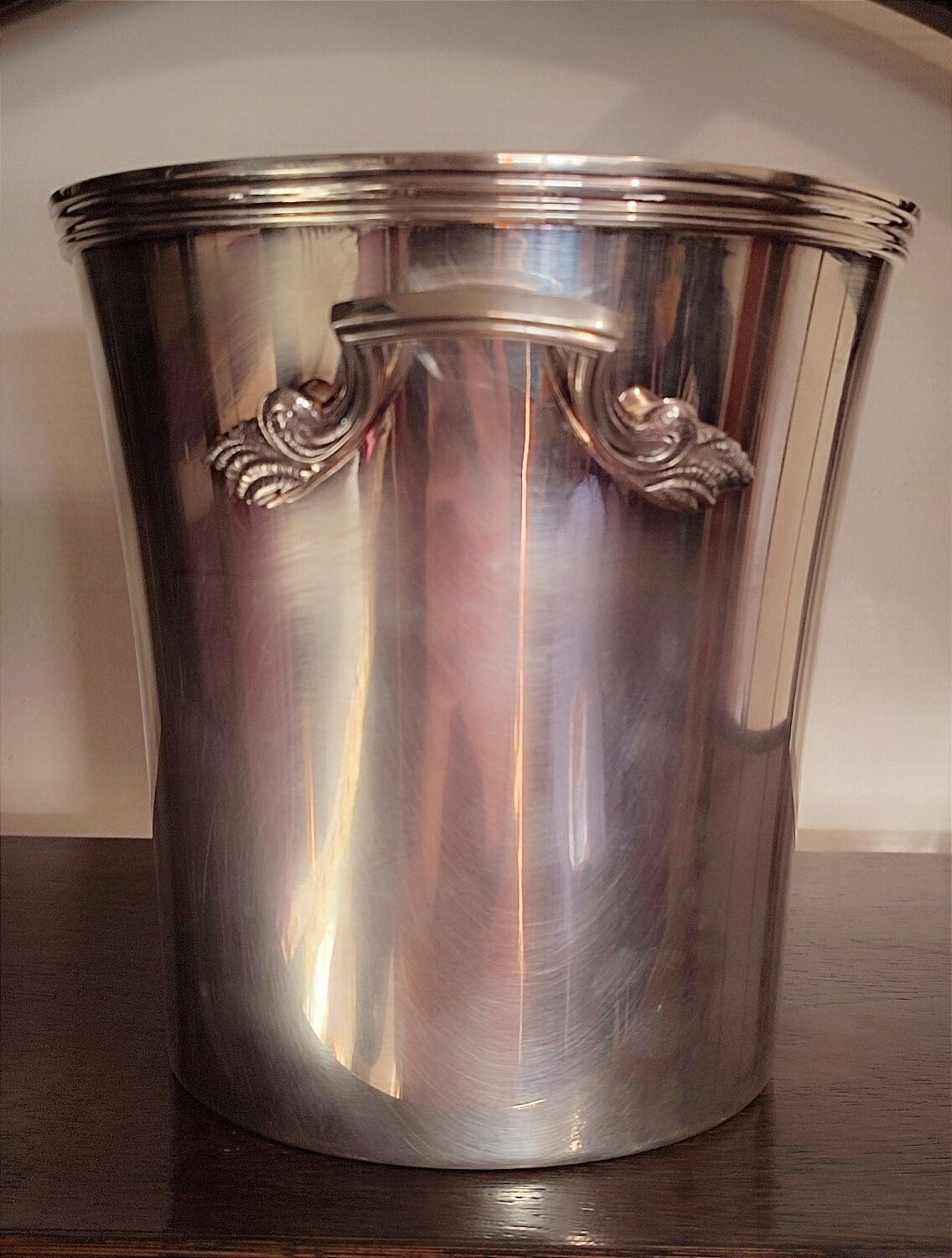 Champagne bucket - Roux Marquiand Goldsmiths - Silver-plated metal