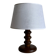 Vintage Mid Century Modern Wood Base Table Lamp