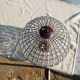 Lustre rond a pampilles verre