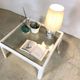 Coffee table with glass top by Peter Ghyczy for Horn Collection, 1960s
