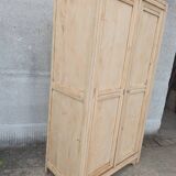 Natural wood cabinet