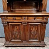 Renaissance style buffet in solid walnut circa 1850