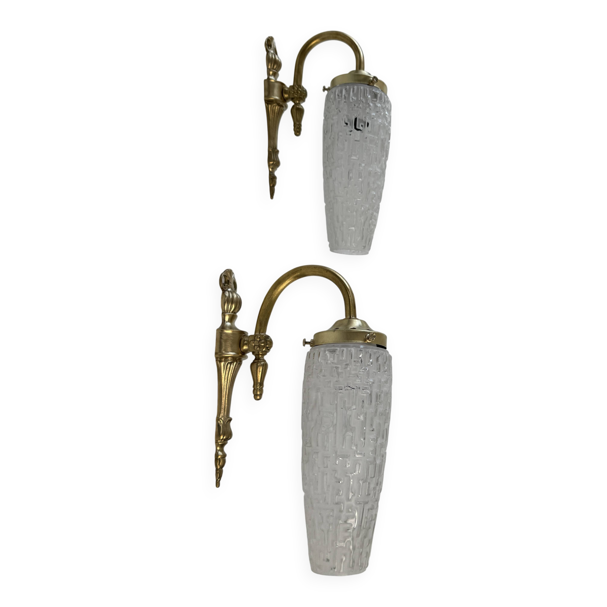 Pair of vintage wall lights 1950