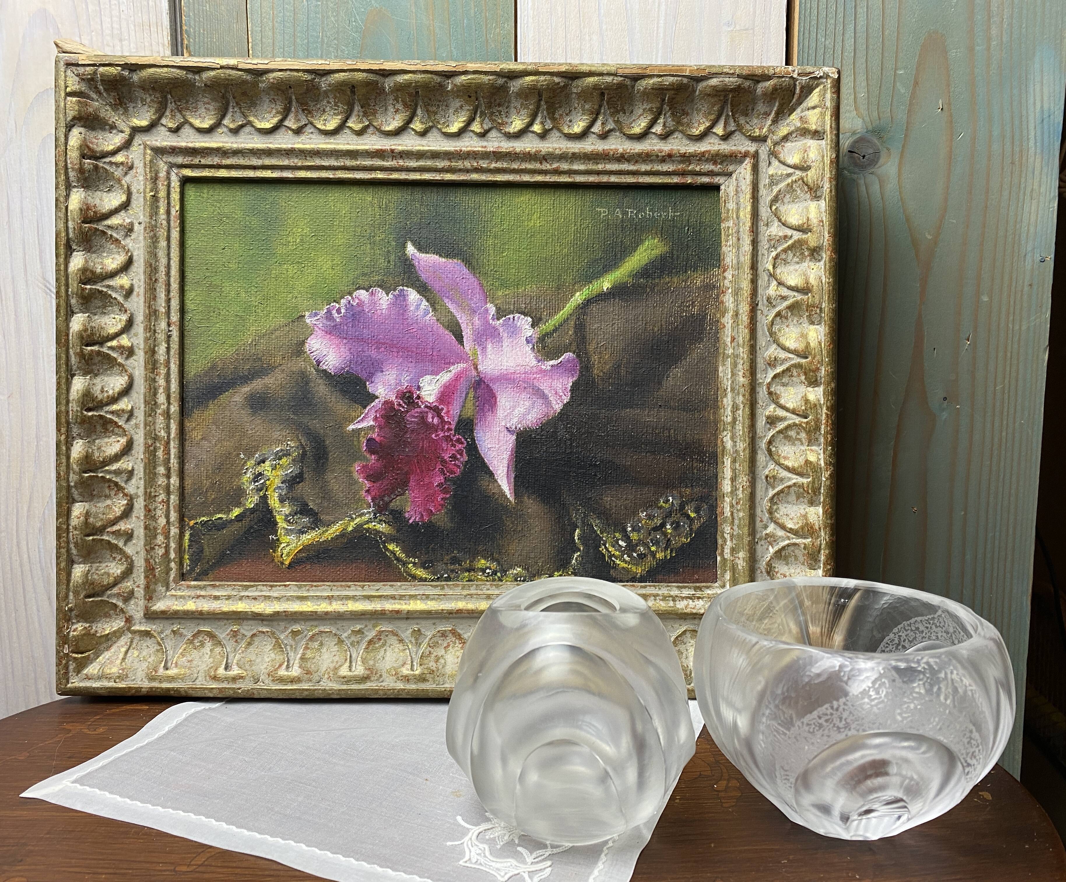 Oil on canvas signed "Catleya" old