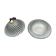 Peil & Putzler "Zebra" Glass Ceiling / Wall Lights — Pair, 1970s