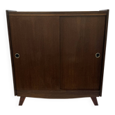 Vintage shoe cabinet with tapered legs