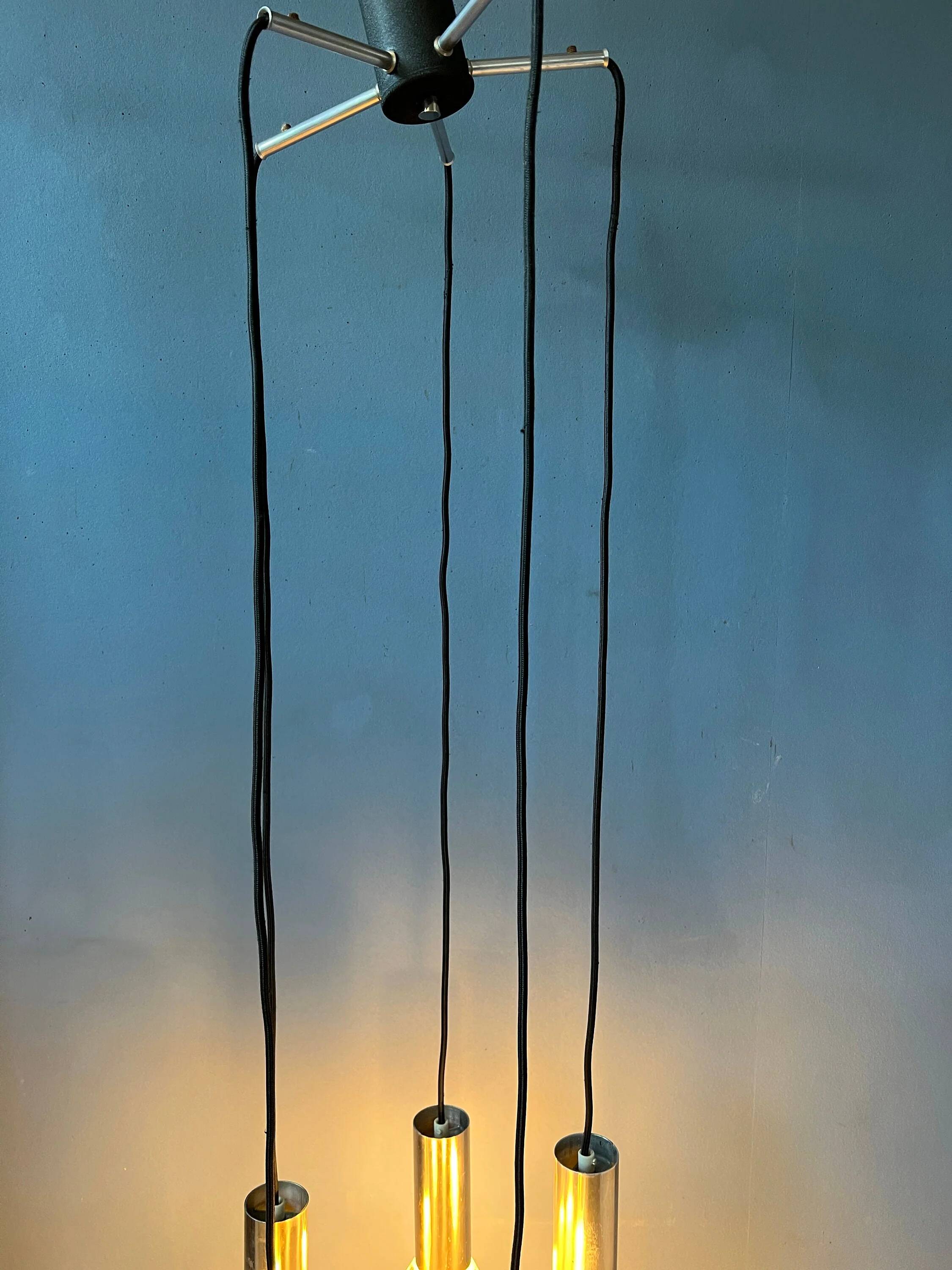 Suspension cascade Space Age Mid-Century / luminaire vintage